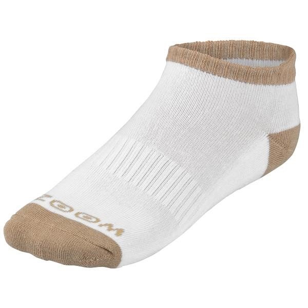 Zoom Ankle dámske ponožky (3 páry), biela/piesková