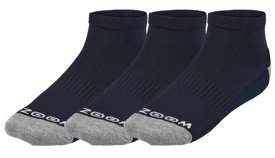 Zoom Ankle dámske ponožky (3 páry), navy/silver