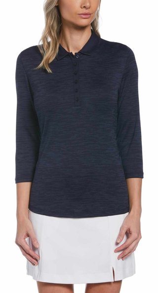 Callaway 3/4-Sleeve Swing Tech dámske polo, peacoat