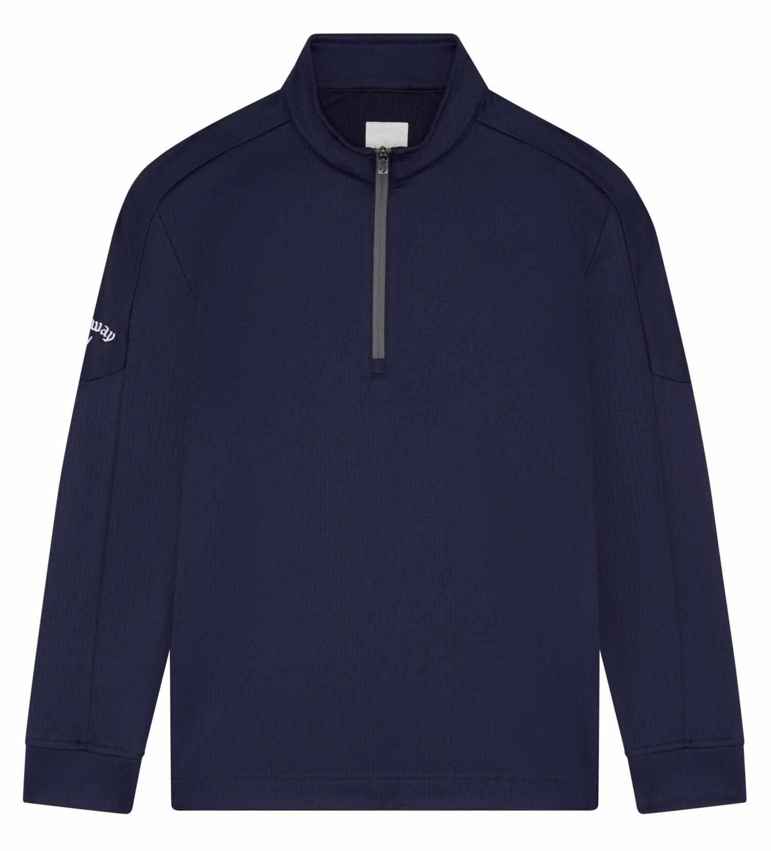 Callaway Waffle Fleece chlapčenská mikina, peacoat