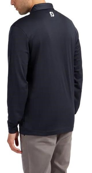 FootJoy Long Sleeve Thermocool Self Athletic Fit pánske polo, navy
