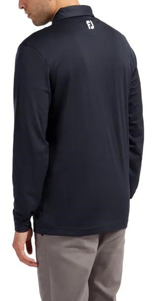 FootJoy Long Sleeve Thermocool Self Athletic Fit pánske polo, navy