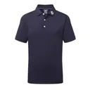 FootJoy Stretch Pique Solid junior polo, navy