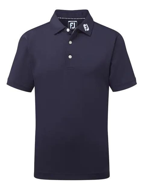 FootJoy Stretch Pique Solid detské polo, navy