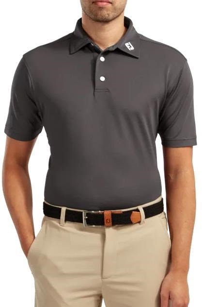 FootJoy Stretch Pique Solid pánske polo, charcoal