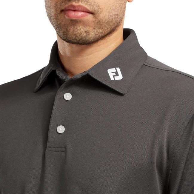 FootJoy Stretch Pique Solid pánske polo, charcoal