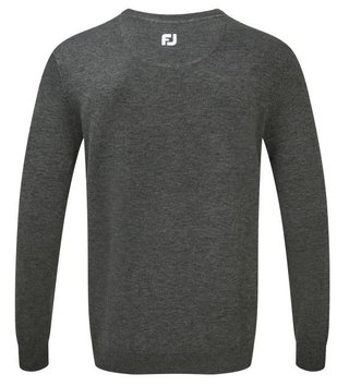 FootJoy Wool Blend V-Neck pánsky pulóver, tmavosivý