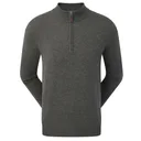 FootJoy Wool Blend 1/2 Zip pánsky pullover, sivý