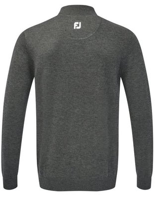 FootJoy Wool Blend 1/2 Zip pánsky pullover, sivý