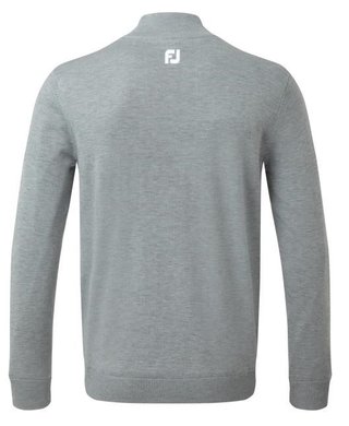 FootJoy Wool Blend 1/2 Zip Lined pánsky pulóver, heather grey