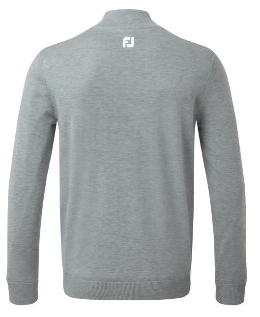 FootJoy Wool Blend 1/2 Zip Lined pánsky pulóver, heather grey
