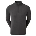 FootJoy Wool Blend 1/2 Zip Lined pánsky pullover, charcoal