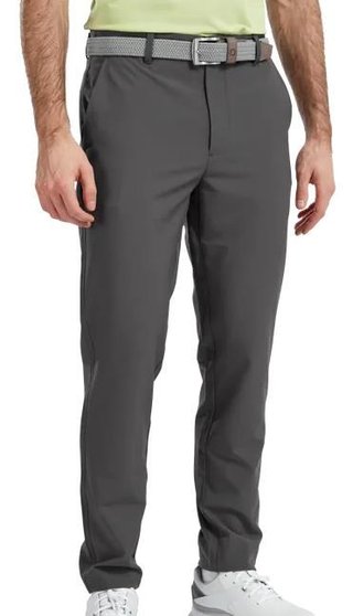 FootJoy Performance Tapered Slim Fit pánske nohavice, tmavo sivé