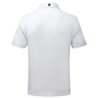 FootJoy Stretch Pique Solid pánske polo, biele