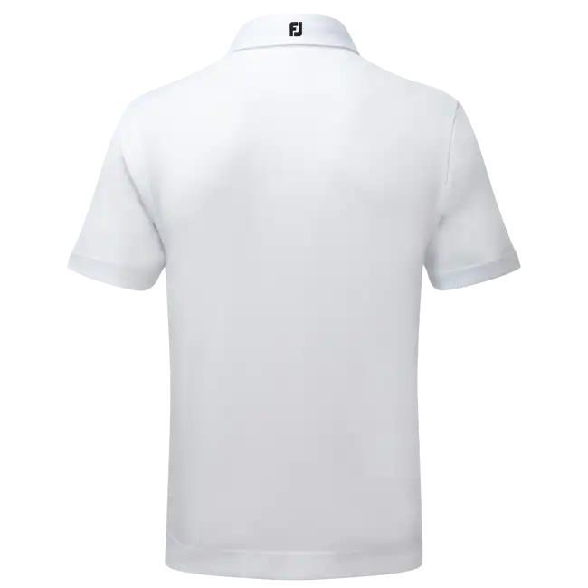 FootJoy Stretch Pique Solid pánske polo, biele