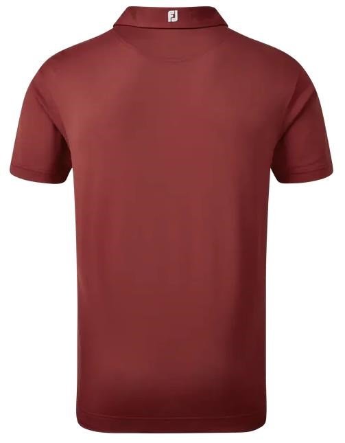 FootJoy Stretch Pique Solid pánske polo, maroon