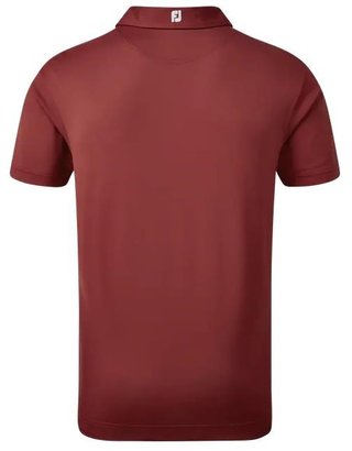 FootJoy Stretch Pique Solid pánske polo, maroon