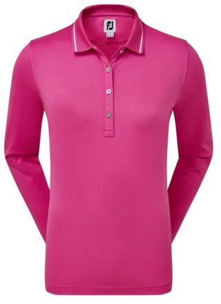 FootJoy Thermal Long Sleeved dámske polo, ružové