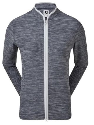 FootJoy Full Zip Space Dye Fleece dámska mikina, navy/biela