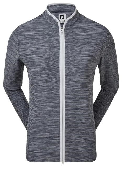FootJoy Full Zip Space Dye Fleece dámska mikina, navy/biela