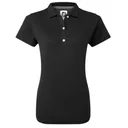 FootJoy Stretch Pique Solid dámske polo, čierne
