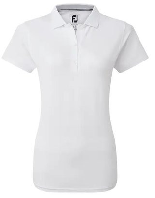 FootJoy Stretch Pique Solid dámske polo, biele