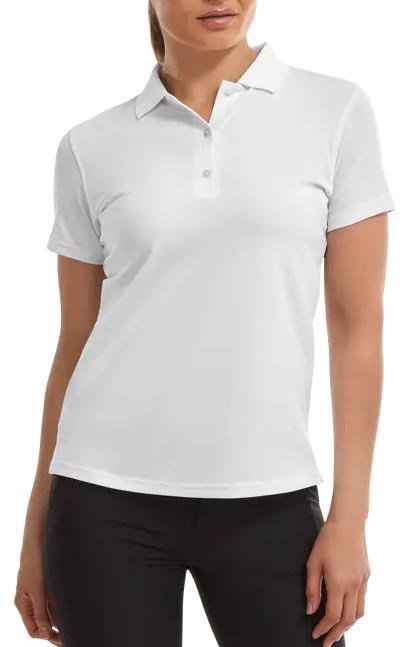 FootJoy Stretch Pique Solid dámske polo, biele