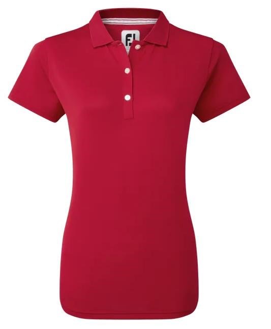 FootJoy Stretch Pique Solid dámske polo, červené
