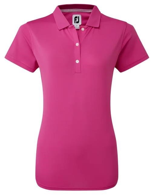 FootJoy Stretch Pique Solid dámske polo, heather pink