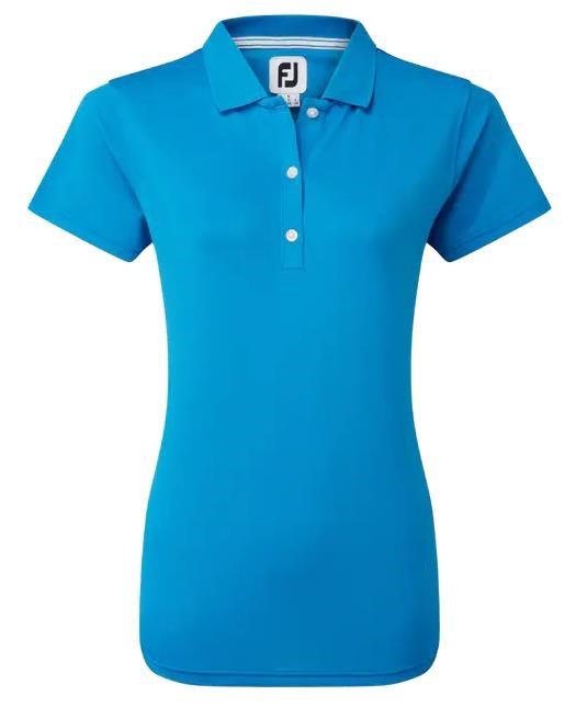 FootJoy Stretch Pique Solid dámske polo, cobalt