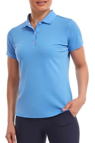 FootJoy Stretch Pique Solid dámske polo, svetlomodré