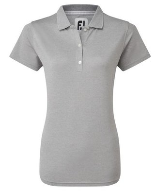 FootJoy Stretch Pique Solid dámske polo, heather gray