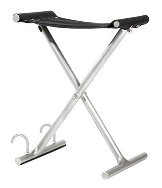 JuCad Golfer Seat made of Carbon, strieborný