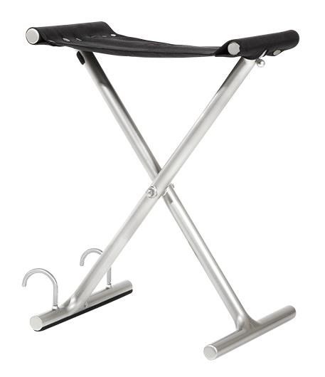 JuCad Golfer Seat made of Carbon, strieborný