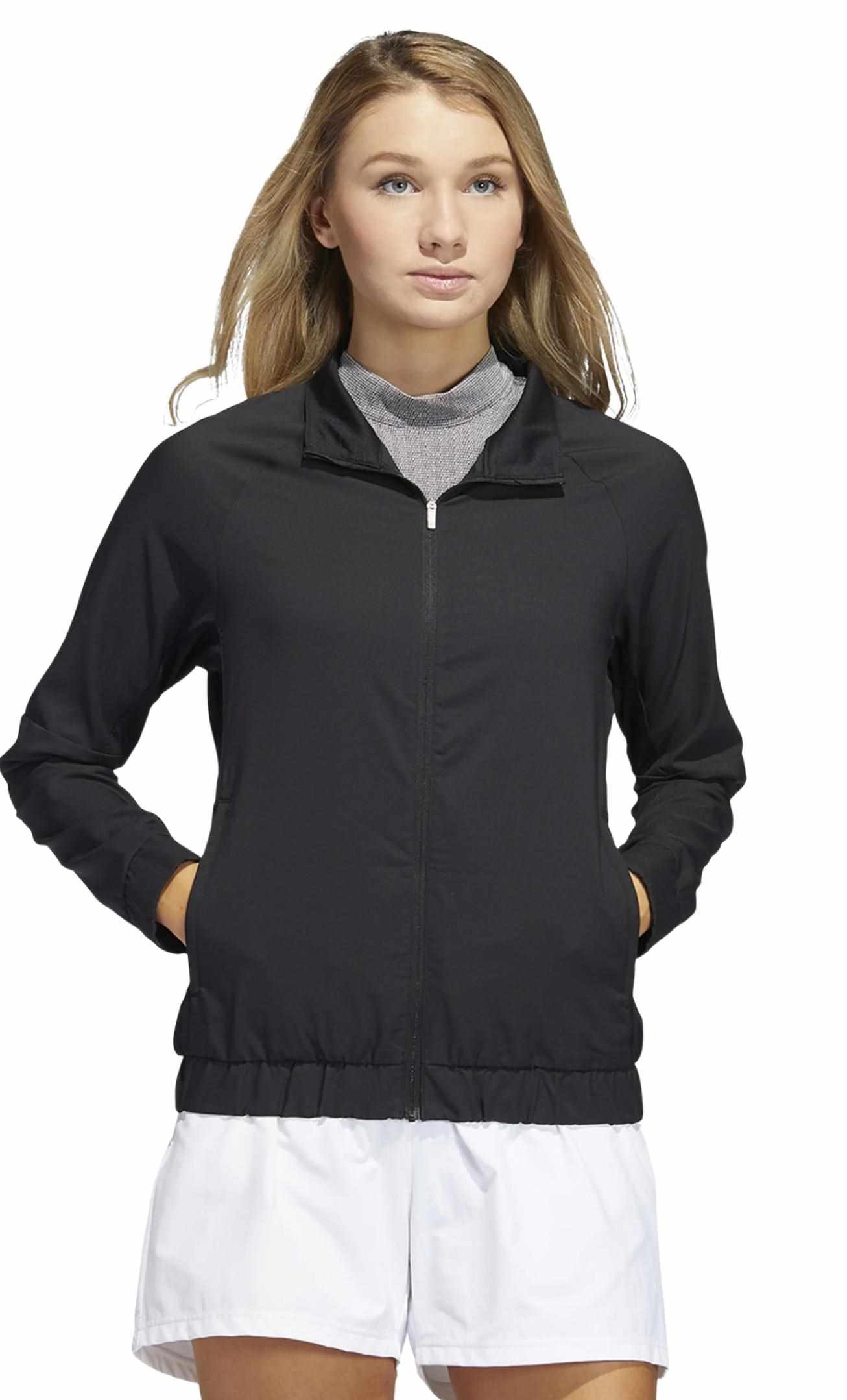 Adidas Essentials Full Zip dámska bunda, čierna