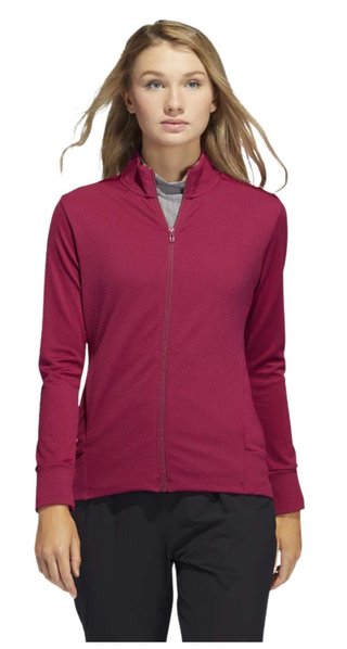 Adidas Textured Full-Zip dámska mikina, legacy burgundy