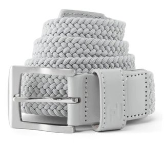 FootJoy Braided pánsky opasok, sivý