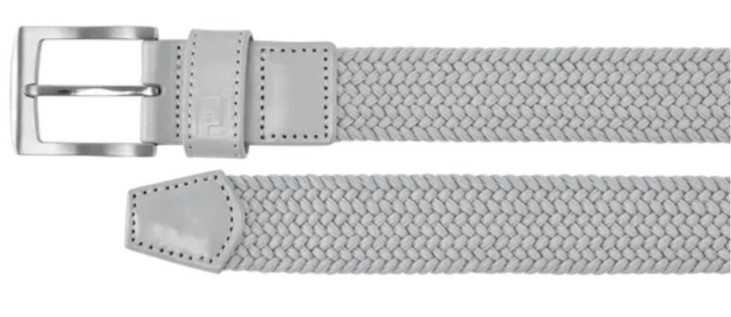 FootJoy Braided pánsky opasok, sivý
