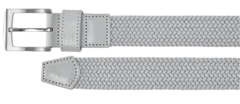 FootJoy Braided pánsky opasok, sivý
