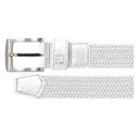 FootJoy Women's Braided dámsky opasok, biely