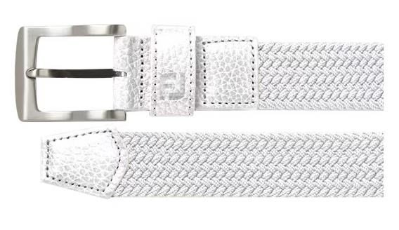 FootJoy Women's Braided dámsky opasok, biely