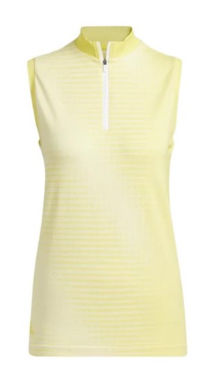 Adidas Primeknit dámske polo bez rukávov, žlté