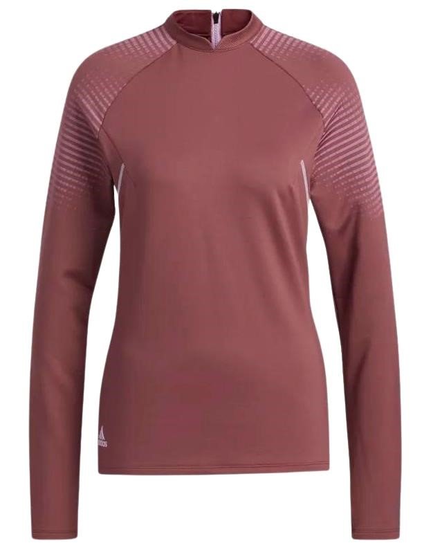 Adidas Cold Rdy Long Sleeve Mock dámska mikina, burgundy