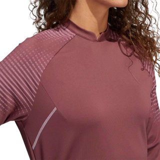 Adidas Cold Rdy Long Sleeve Mock dámska mikina, burgundy