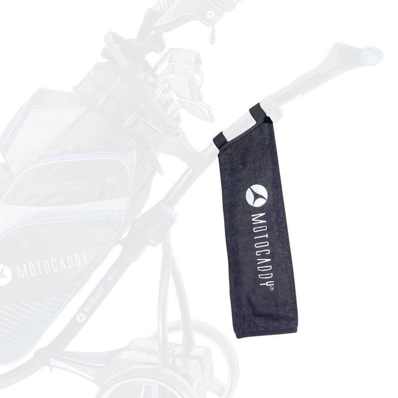 Motocaddy Deluxe Trolley ručník, čierny
