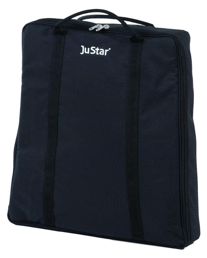 JuStar carry bag (Silver/Black Series, Silver manual, Carbon Light) carry bag, čierna