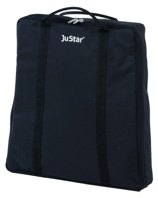 JuStar carry bag (Silver/Black Series, Silver manual, Carbon Light) carry bag, čierna