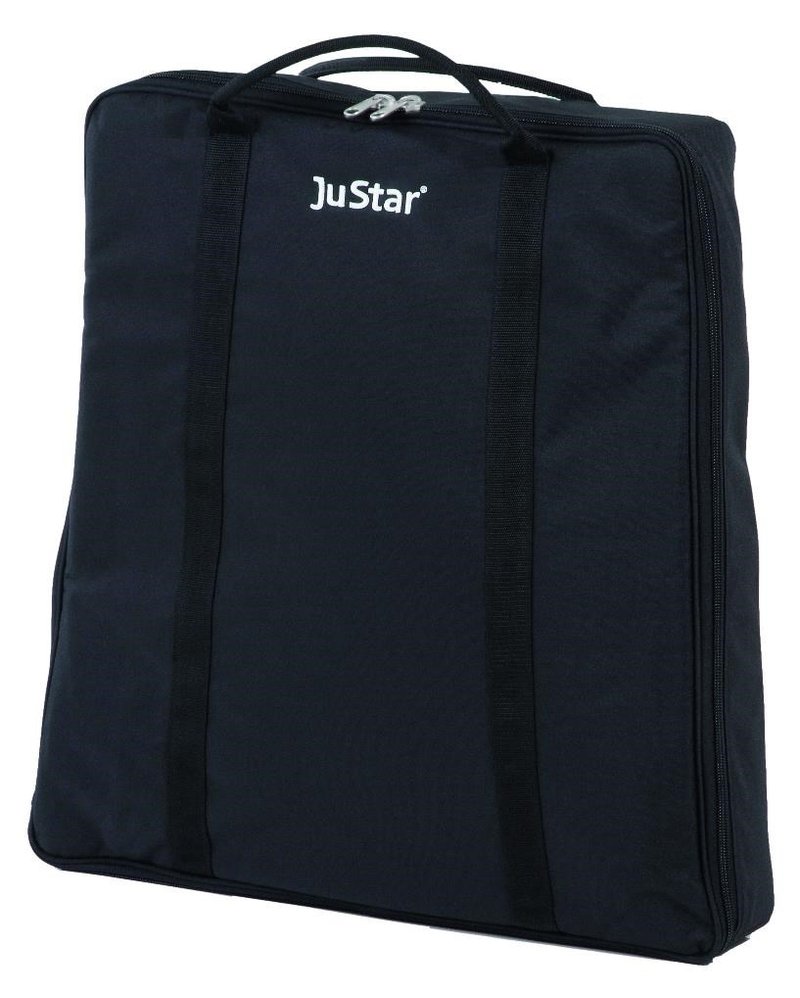 JuStar carry bag (Silver/Black Series, Silver manual, Carbon Light) carry bag, čierna