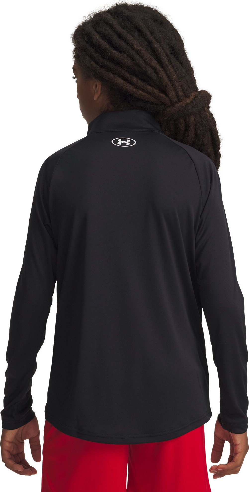 Under Armour Tech 2.0 1/2 Zip detská mikina, čierna