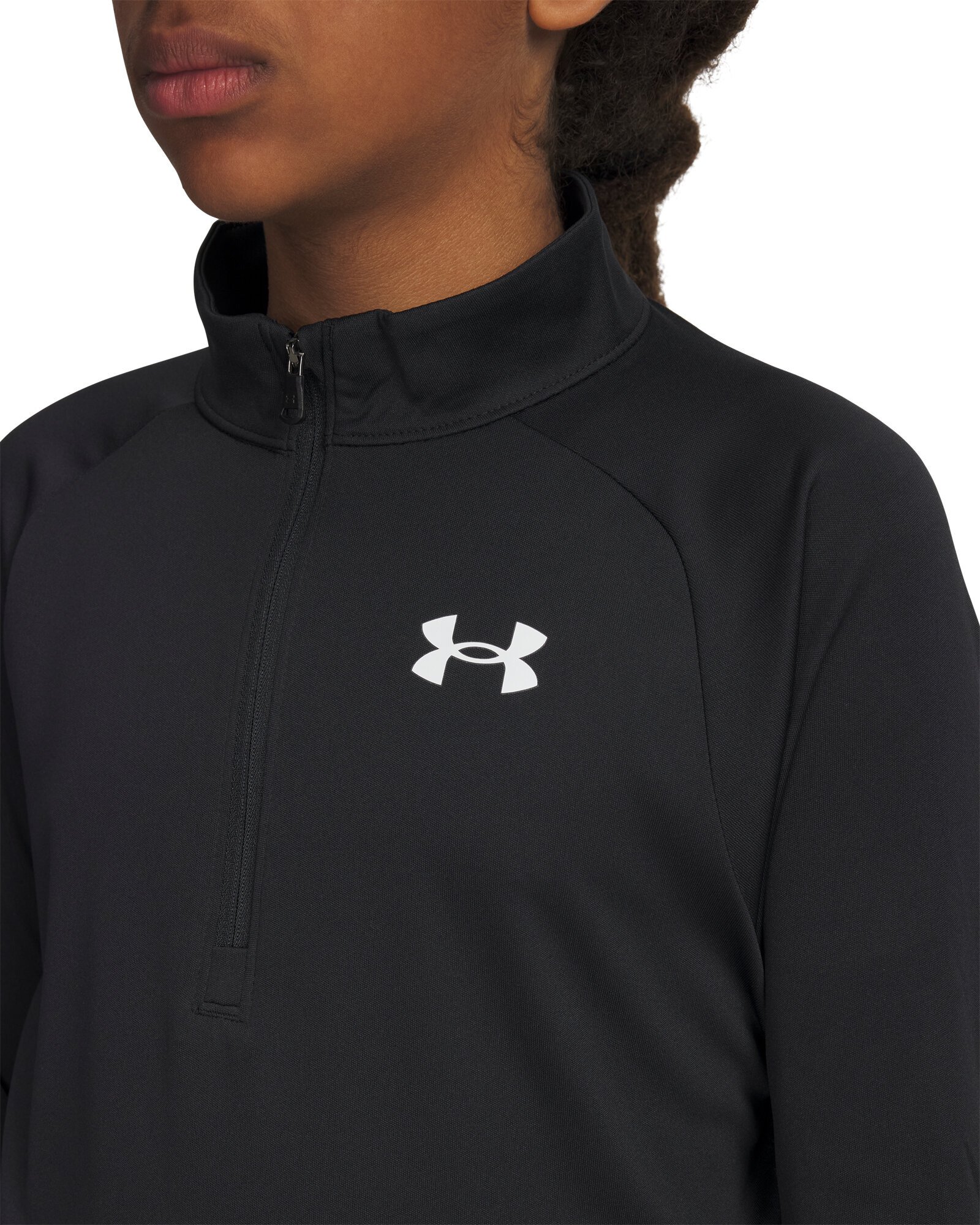 Under Armour Tech 2.0 1/2 Zip detská mikina, čierna